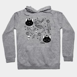 Cats, Crystals, Skulls and Stars oh my! Hoodie